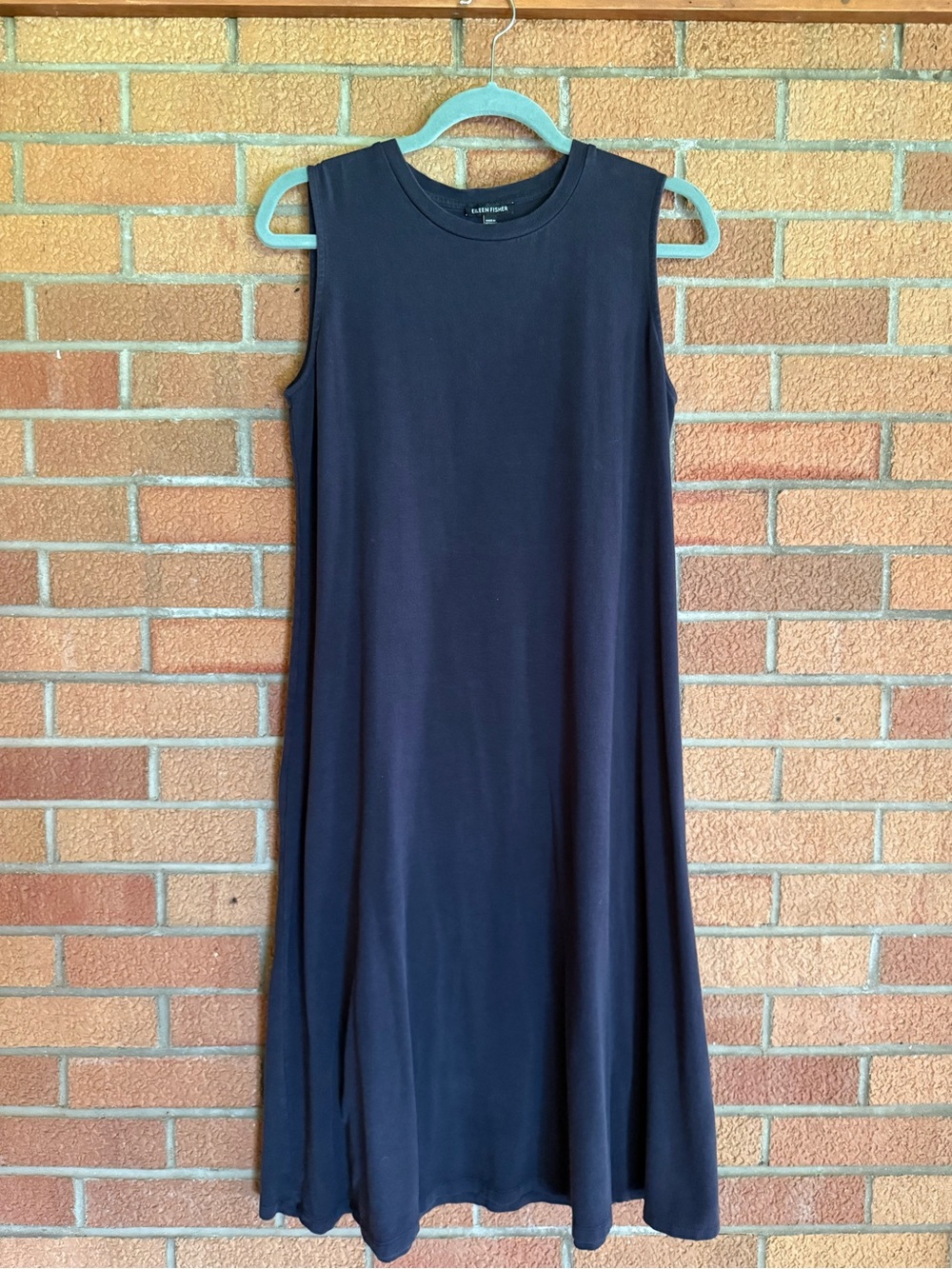 Eileen Fisher navy soft dress PS